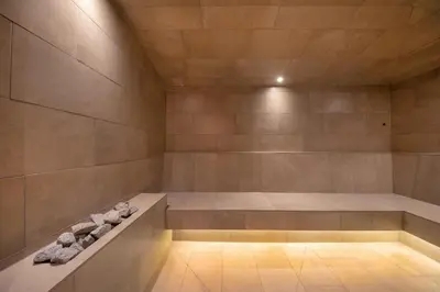 Ein Badezimmer in der Unterkunft Edelweisshaus Top 12