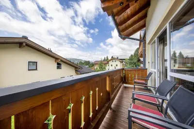 Ein Balkon oder eine Terrasse in der Unterkunft Königsblick Top 6