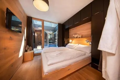 Ein Bett oder Betten in einem Zimmer der Unterkunft Smaragdresort Top 4.3