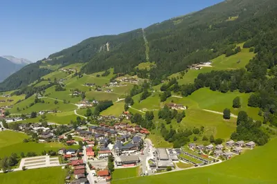 Naturlandschaft in der Nähe des Ferienhauses