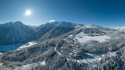 Naturlandschaft in der Nähe des Ferienhauses