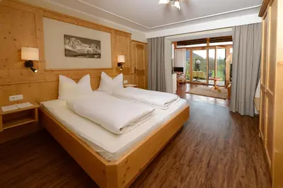 Ein Bett oder Betten in einem Zimmer der Unterkunft Landhaus Zita