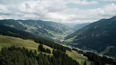 Naturlandschaft in der Nähe des Chalets