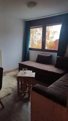 Ein Sitzbereich in der Unterkunft Wilder Kaiser Familien Ferienwohnung
