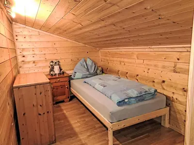 Ein Bett oder Betten in einem Zimmer der Unterkunft Holiday Home zur schönen Aussicht by Interhome