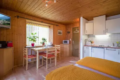 Küche/Küchenzeile in der Unterkunft Rene zentrales Studio Appartement - by NV-Appartements