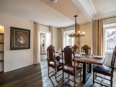 Ein Sitzbereich in der Unterkunft Consti modernes Appartement mit 2 Schlafzimmern - by NV-Appartements