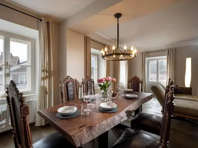 Ein Sitzbereich in der Unterkunft Consti modernes Appartement mit 2 Schlafzimmern - by NV-Appartements