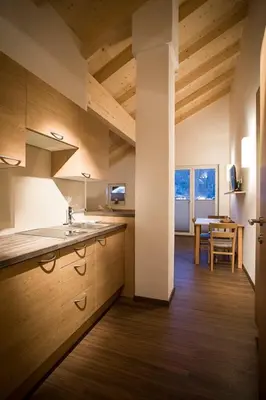 Küche/Küchenzeile in der Unterkunft ff Appartements