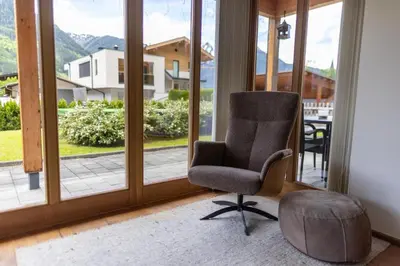 Ein Sitzbereich in der Unterkunft Residenz Sonnenfeld Top 1