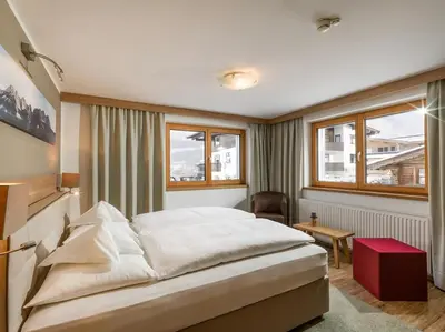 Ein Bett oder Betten in einem Zimmer der Unterkunft Appartements Bergland