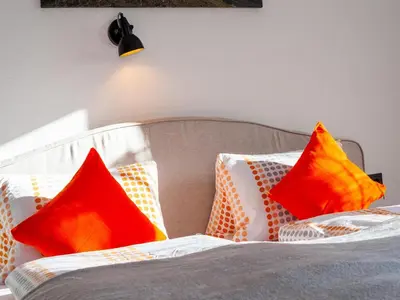 Ein Bett oder Betten in einem Zimmer der Unterkunft Chalet in Zillertal near Ski Slopes