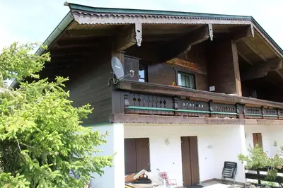 Ein Balkon oder eine Terrasse in der Unterkunft Haus Steinbock Top 1