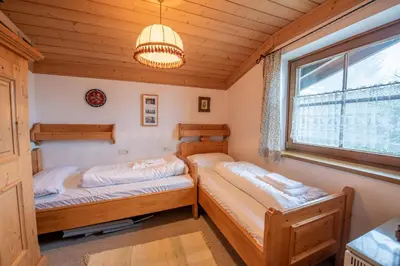 Ein Bett oder Betten in einem Zimmer der Unterkunft Haus Steinbock Top 1