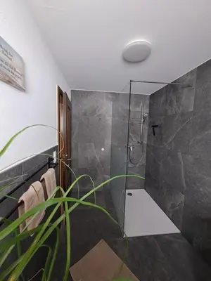 Ein Badezimmer in der Unterkunft Ferienwohnung Kaisertraum