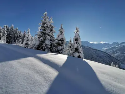 Haus Gruber im Winter