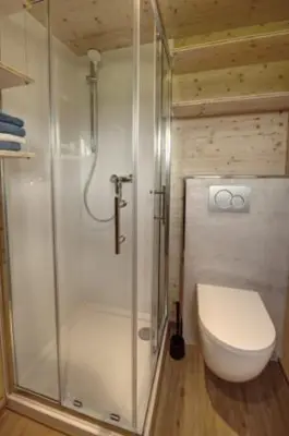 Ein Badezimmer in der Unterkunft Tiny House Lodges Zillertal