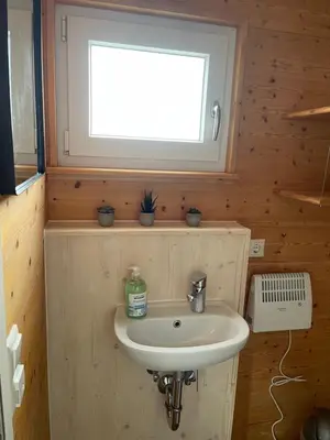 Ein Badezimmer in der Unterkunft Tiny House Lodges Zillertal