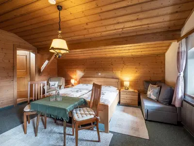 Ein Bett oder Betten in einem Zimmer der Unterkunft Familien Ferienwohnung Foidlbauer