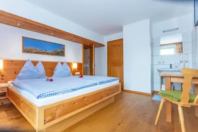 Ein Bett oder Betten in einem Zimmer der Unterkunft Seetalhof