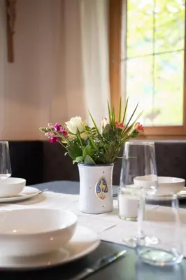 Getränke in der Unterkunft Ferienwohnung Alpenliebe
