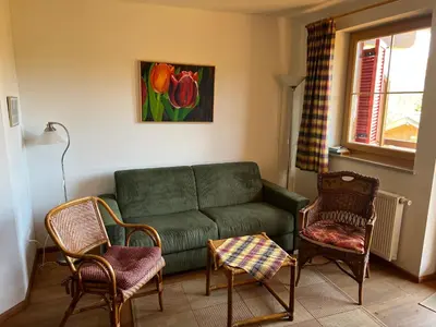 Ein Sitzbereich in der Unterkunft Haus Filzstein 145 Top 24