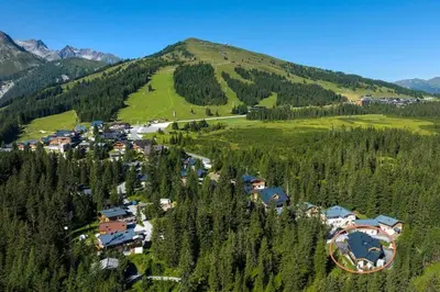 Naturlandschaft in der Nähe des Ferienhauses