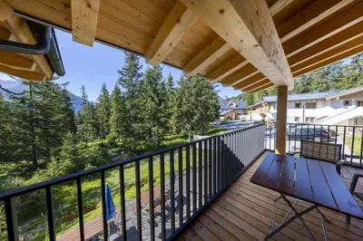 Ein Balkon oder eine Terrasse in der Unterkunft Sam Alm Top 3