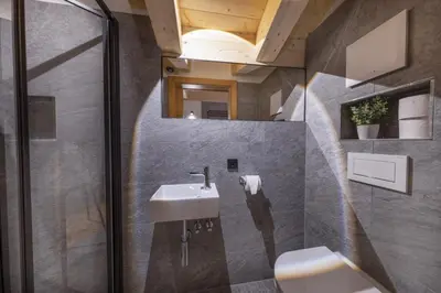 Ein Badezimmer in der Unterkunft Sam Alm Top 3