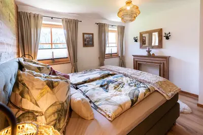 Ein Bett oder Betten in einem Zimmer der Unterkunft Appartement Auszeit