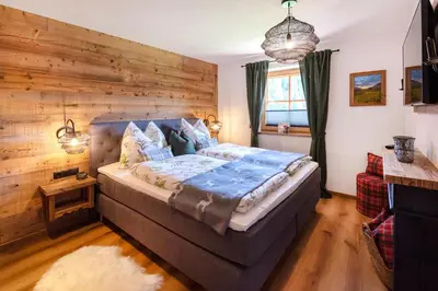 Ein Bett oder Betten in einem Zimmer der Unterkunft Appartement Auszeit