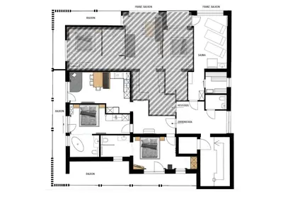 Grundriss der Unterkunft Der Stadlmeyer