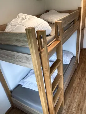 Ein Bett oder Betten in einem Zimmer der Unterkunft Haus Johanna