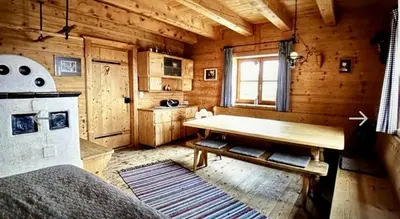 Küche/Küchenzeile in der Unterkunft Lochner Alm