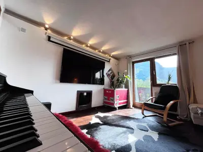 Ein Sitzbereich in der Unterkunft Lene's Flat