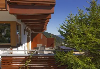 Ein Balkon oder eine Terrasse in der Unterkunft Haus Frida Top 33