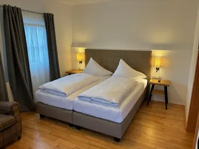 Ein Bett oder Betten in einem Zimmer der Unterkunft Alpen Glück Schlössl Unterm Rain