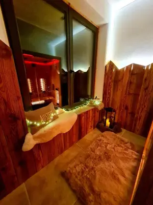 Ein Badezimmer in der Unterkunft Chalet der Erzstadl
