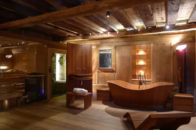 Grundriss der Unterkunft Luxus Chalet Mühlermoos