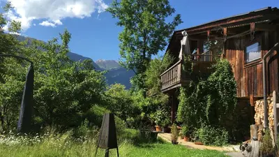 Naturlandschaft in der Nähe des Chalets