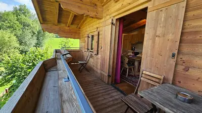 Ein Balkon oder eine Terrasse in der Unterkunft Absolute Active Resort Margret
