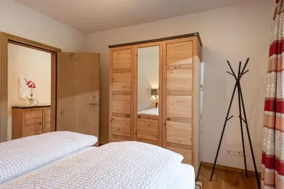 Ein Bett oder Betten in einem Zimmer der Unterkunft Appartement Alpenfieber