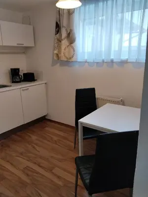 Küche/Küchenzeile in der Unterkunft Sagzahnblick 2