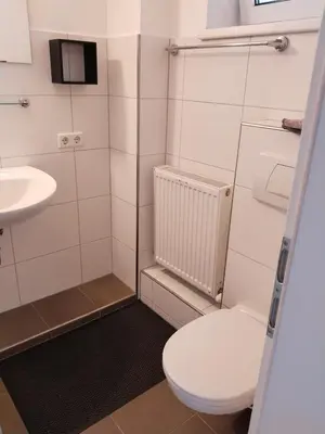 Ein Badezimmer in der Unterkunft Sagzahnblick 2