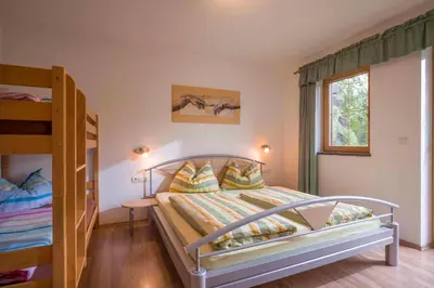 Ein Bett oder Betten in einem Zimmer der Unterkunft Apartment Zell am Ziller - Zillertal 841