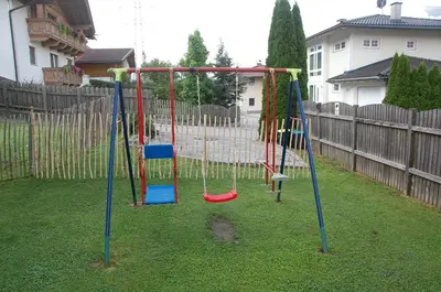 Ein Kinderspielbereich in der Unterkunft Haus hart im Zillertal appartement