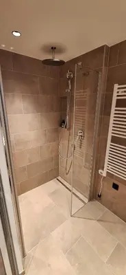 Ein Badezimmer in der Unterkunft SkiWelt-Lodge Brixen im Thale