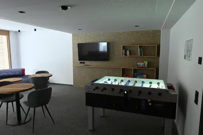 TV/Unterhaltungsangebot in der Unterkunft SkiWelt-Lodge Brixen im Thale