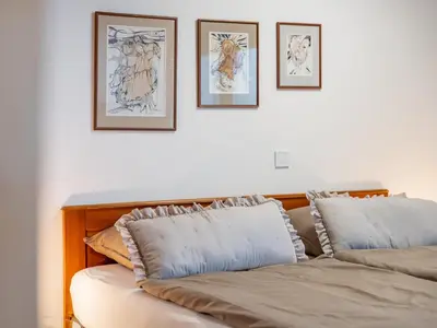 Ein Bett oder Betten in einem Zimmer der Unterkunft Alpenlodge Steiger