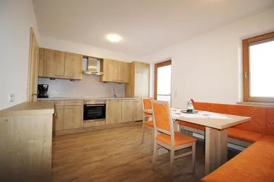 Küche/Küchenzeile in der Unterkunft Ferienwohnung Tobias